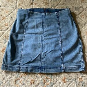 Free people Jean skirt. Barely worn, great quality.